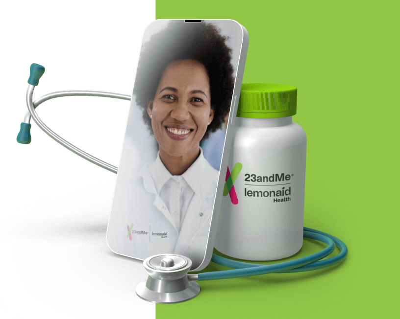 Affordable, Accessible Telehealth Services 23andMe and Lemonaid Health