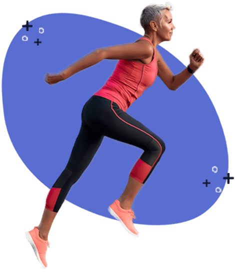 running women with normal blood pressure range